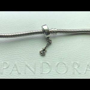 Authentic PANDORA dangle charm. GUITAR CHARM